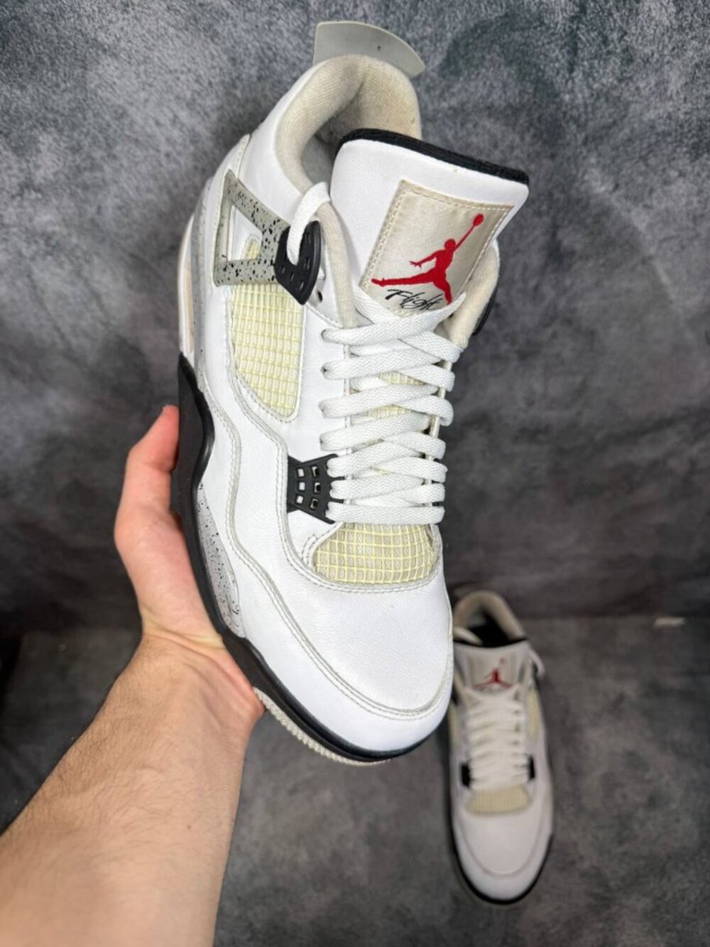 Size 11 | Jordan 4 White Cement No Box | Pre-Owned